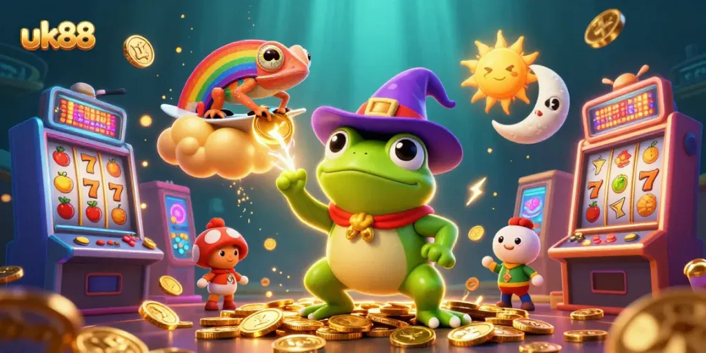 Experience the thrill of winning at uk88 with dynamic game elements and whimsical characters.