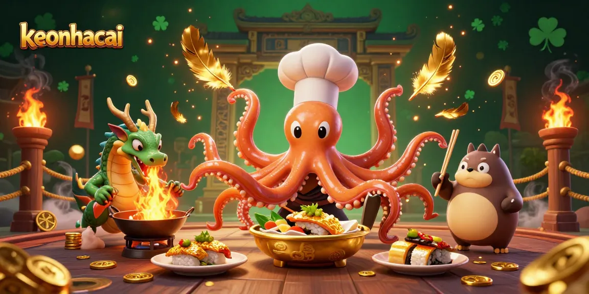 Experience thrilling keonhacai action with a dynamic casino scene featuring unique characters and vibrant game elements.