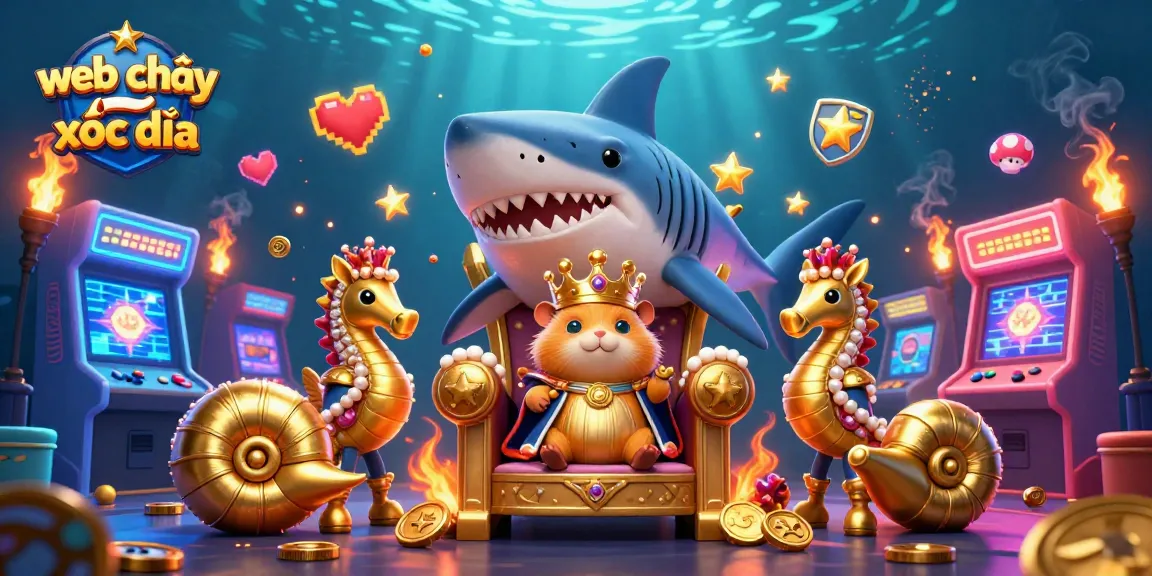 Experience thrilling moments with web chơi xóc đĩa in this vibrant 3D casino scene.