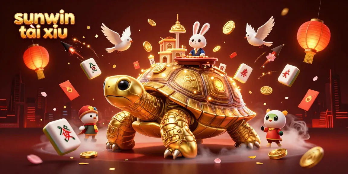 Engage with sunwin tài xỉu to experience thrilling casino action amid golden coins and festive elements.
